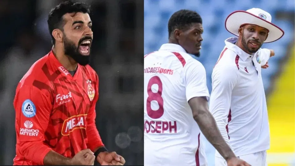 Shadab Khan takes jibe at West Indies Test team news